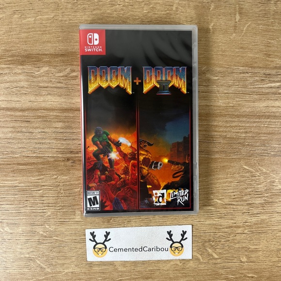 Doom + Doom II 2 Nintendo Switch Game Limited Run NEW SEALED - Picture 1 of 8